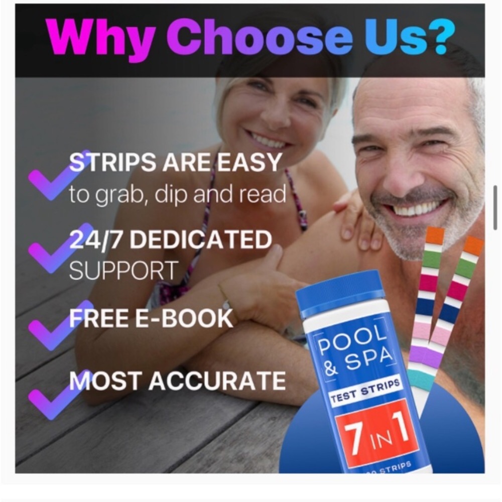 Pool & Spa Test Strips New in box - Picture 6 of 13